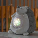 Peluche Hérisson Lumineuse et Musicale, Projecteur Lune & Étoiles, 15 Mélodies, Volume Réglable, Veilleuse Enfant 3+
