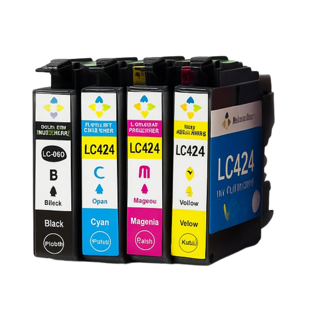 Pack de Cartouches Compatibles BROTHER LC424 pour Imprimantes DCP J1200W