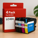 Pack de Cartouches Compatibles BROTHER LC424 pour Imprimantes DCP J1200W