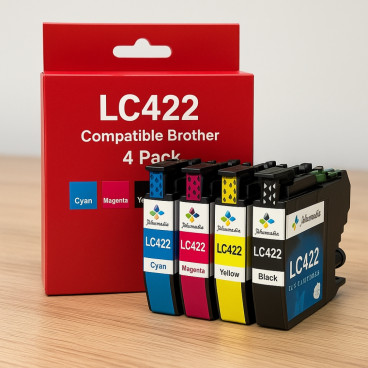 Pack de Cartouches Compatibles BROTHER LC422XL pour Imprimantes MFC J5340DW, J5345DW, J5740DW, J6540DW, J6940DW