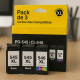 Cartouches Compatibles CANON PG-545 CL-546 Pixma IP 2800 à 2850/MG 2400 à 3053/MX 490, 494, 495/TR 4500 à 4651/TS 205 à 3452