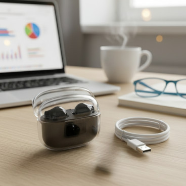 Mini Écouteurs Intra-Auriculaires Stéréo Sans Fil Bluetooth avec Contrôle Tactile et Micro Intégré iOS et Android