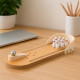 Mini Jeu de Bowling en Bois 28,5 cm – Jeu de Table Ludique et Original pour Enfants et Adultes, Pistes et Quilles Incluses