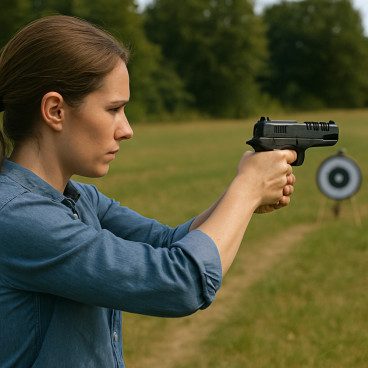 Pistolet à Billes 22cm avec Munitions – Réplique Ludique, Tir Coup par Coup, 20 Billes 6mm 0,20g Incluses