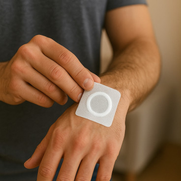 Lot de 10 Patchs Magnétiques d'Acupression – Patchs 500 Gauss Soulagement Musculaire, Collage Facile sur Dos, Épaules ou Genoux