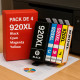 Pack de Cartouches Compatibles HP 920 XL OfficeJet 6000, 6500/E709/E710/Wireless, 6500A,/Plus, 7000/Wide , 7500A/Wide , E710A/N