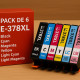 Cartouches Compatibles EPSON 378 XL Imprimantes Expression Photo XP-8500, 8505, 8600, 8605, 8606, 8700, & XP-8500 Small-in-One