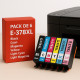 Cartouches Compatibles EPSON 378 XL Imprimantes Expression Photo XP-8500, 8505, 8600, 8605, 8606, 8700, & XP-8500 Small-in-One