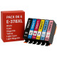 Cartouches Compatibles EPSON 378 XL Imprimantes Expression Photo XP-8500, 8505, 8600, 8605, 8606, 8700, & XP-8500 Small-in-One