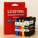 Pack de Cartouches Compatibles Brother LC3219XL pour Imprimantes MFC-J5330DW à J6935DW