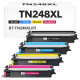Pack de Toners Compatibles BROTHER TN248XL Imprimantes DCP L3515CDW à L3560CDW /HL L3215CW à L8240CDW/MFC L3740CDW à L8390CDW