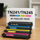 Cartouches de Toners Compatibles BROTHER TN241-TN245 Imprimantes DCP 9015CDW à 9022CDW/HL 3140CW à 3172CDW/MFC 9140CDN à 9342CDW