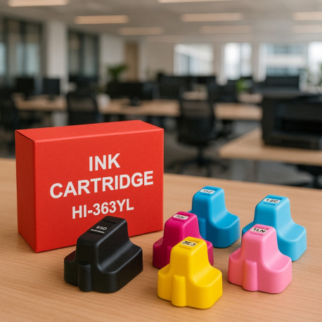 Pack de Cartouches Compatibles HP 363 pour Imprimantes Photosmart 3100 à D7468 - C8721EE / C8719EE