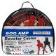 Câbles de Démarrage 500A 4.5Mètres – Pinces Renforcées, Section 38mm², Essence jusqu’à 7.0L 7000cc ou Diesel 4.0L 5000cc