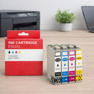 Pack de Cartouches Compatibles EPSON 503 XL pour Imprimantes Expression Home XP-5200, 5205 & WorkForce 2960DWF, 2965DWF