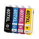 Pack de Cartouches Compatibles EPSON 407 XL pour Imprimantes WorkForce 4745, 4745DTWF, Pro WF-4745, Pro WF-4745DTWF