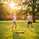 Set de Badminton Complet 2 Joueurs avec Malette de Transport - Filet 3M, 2 Raquettes Métal, 2 Volants pour Jeux Extérieur