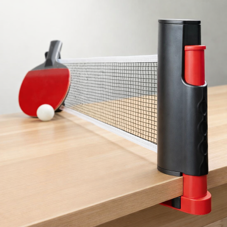 Filet de Tennis de Table Extensible avec Housse – Réglable Jusqu'à 1,7 mètres, Clips Universels 0,5 à 5,5 cm