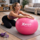 Ballon de Yoga et Pilates 56 cm en PVC – Couleur Aléatoire – Charge Max 150 kg – Fitness, Gainage, Rééducation et Étirements