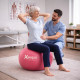 Ballon de Yoga et Pilates 56 cm en PVC – Couleur Aléatoire – Charge Max 150 kg – Fitness, Gainage, Rééducation et Étirements