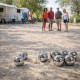 Jeu de Pétanque en Métal – 8 Boules avec Housse de Transport, Cochonnet et Cordon de Mesure – Loisirs Extérieur