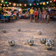 Jeu de Pétanque en Métal – 8 Boules avec Housse de Transport, Cochonnet et Cordon de Mesure – Loisirs Extérieur