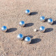 Jeu de Pétanque en Métal – 8 Boules avec Housse de Transport, Cochonnet et Cordon de Mesure – Loisirs Extérieur