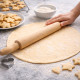 Rouleau à Pâtisserie en Bois 38cm – Cuisine, Pâte à Pain, Pâte à Pizza et Pâtisseries Maison