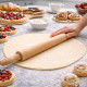 Rouleau à Pâtisserie en Bois 38cm – Cuisine, Pâte à Pain, Pâte à Pizza et Pâtisseries Maison