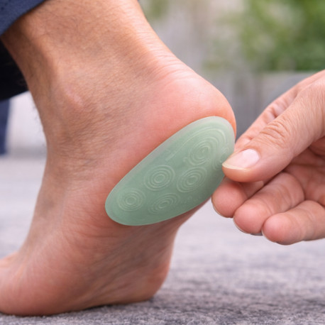 Paire de Protèges-Talons MENTHOGEL – SEBS Souple, Confort Longue Durée, Amorti Chocs et Frottements, Odeur Menthe Fraîche