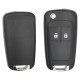 Coque de Clé de Voiture Pliable à 2 Boutons OPEL & CHEVROLET