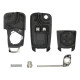 Coque de Clé de Voiture Pliable à 2 Boutons OPEL & CHEVROLET