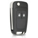 Coque de Clé de Voiture Pliable à 2 Boutons OPEL & CHEVROLET