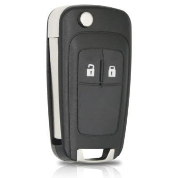 Coque de Clé de Voiture Pliable à 2 Boutons OPEL & CHEVROLET