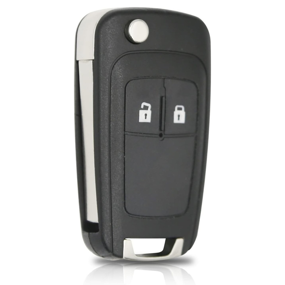Coque de Clé de Voiture Pliable à 2 Boutons OPEL & CHEVROLET