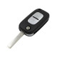Coque clé 2 boutons noire compatible Renault Clio 3, Kangoo 2, Master 3, Modus, Twingo 2, Wind