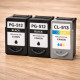 Cartouches Compatibles CANON PG-512 CL-513 Imprimantes Pixma iP 2700 et iP 2702 & Pixma MP 230 à MP 499 & Pixma MX 320 à MX 420