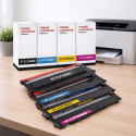 Pack de 4 Cartouches Toner Compatibles Samsung CLP360 K406S pour CLP 360, CLP 365, CLX 3300, CLX 3305, Xpress C410 et C460