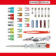 Boîte 26 Fusibles Auto SWISS DRIVE 2A à 75A avec Pince et Testeur 12V – Kit Complet Indispensable pour Véhicule
