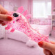 Lot de 3 Axolotls Pailletés Antistress Gel 10 cm – Jouet Sensoriel Squishy Extensible, Anti-Stress , 3 Coloris, Kawaï Fidget Toy