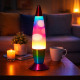Lampe Lave Rainbow 41 cm Multicolore Effet Fluide Décoratif – Lampe Disco Lumineuse Ambiance pour Salon, Chambre et Bureau