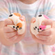 Lot de 3 Chats Anti-Stress Kawaii Ultra-Souples 8 cm – Jouets Sensoriels à Presser en PVA, Relaxation & Détente