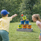 Jeu de Chamboule Tout en Mousse avec Balles et Cibles Souples – Jeu d’Adresse pour Enfants, Intérieur et Extérieur