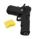 Pistolet à billes métal 23 cm – 0,30 J avec munitions incluses