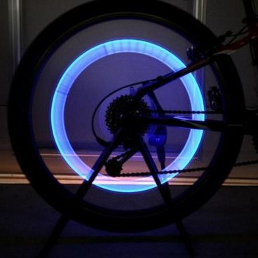Bouchons de Valves lumineux Flash LED Pour Pneus Vélo Moto voiture Auto Décoration Lumineuse