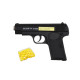 Pistolet à billes métal 16,5 cm – 0,40 J – 18 billes incluses