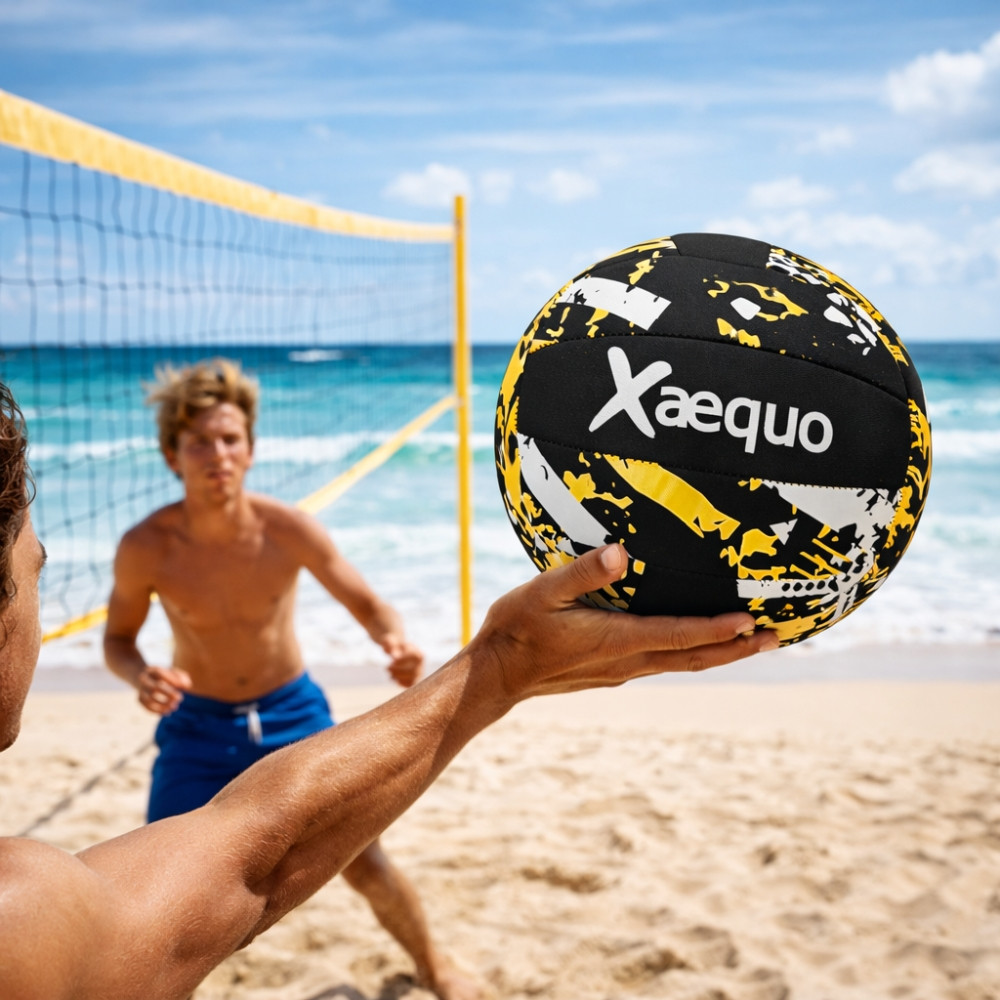 Ballon de Volley Néoprène Taille 5 – Ultra Confort, Résistant Eau, Idéal Plage et Extérieur