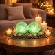 Lot de 2 Boules Lumineuses LED 8 cm Effet Cristal avec Changement de Couleurs Automatique – Veilleuses Décoratives pour Chambre