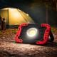 Projecteur Portable COB 13,5cm 6W IP53 – Éclairage Puissant, Poignée Multipositions, 4 Aimants, 3 Modes LED, Couleur Aléatoire