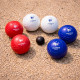 Set de 6 Boules de Pétanque pour Enfants Bleu Blanc Rouge – Produit Officiel Équipe de France FFF, Jeu d’Adresse pour Jardin
